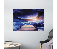 Meteorite Dock Sun Wide Tapestry