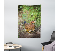 Chicken on Babies Tapestry