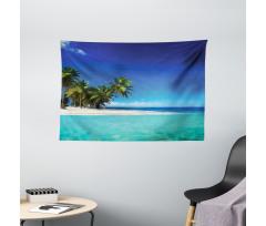 Seaside Nature Tropic Wide Tapestry