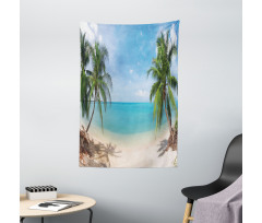 Panoramic View Beach Tapestry