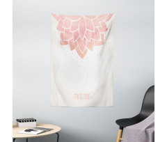 Meditation Lotus Flower Tapestry