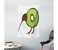 Small Bird and Fruit Slice Tapestry