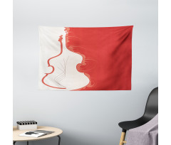 Abstract Music Design Wide Tapestry