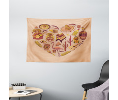 Latin American Folkloric Wide Tapestry