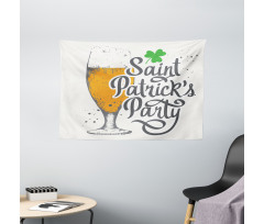 Saint Patrick's Party Wide Tapestry