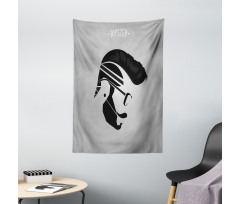 Male Hipster Art Tapestry