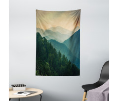 Mountain Ridges Scenery Tapestry