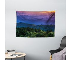 Colorful Sunset Photo Wide Tapestry