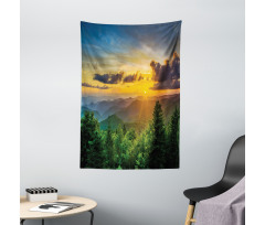 Sunset Hills Panorama Tapestry