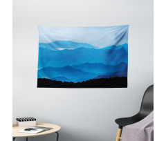 Misty Mountain Levels Wide Tapestry