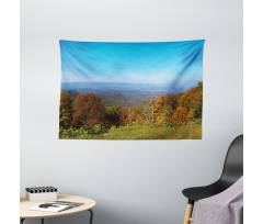 Fall Virginia Mountains Wide Tapestry