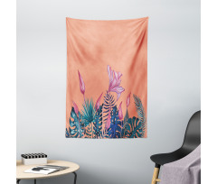 Exotic Monstera Floral Art Tapestry