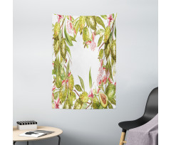 Feijoa Exotic Fruit Floral Tapestry