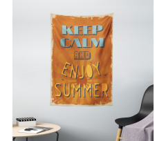 Retro Enjoy Summer Beams Tapestry