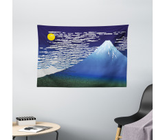 Nighttime Mountainous Area Wide Tapestry