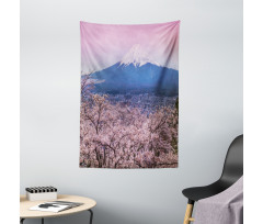 Spring Season Violet Tones Tapestry