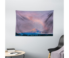 Sunrise Beams Volcanic Region Wide Tapestry