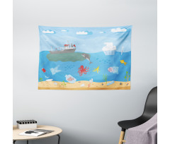 Save the Ocean Awareness Wide Tapestry