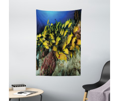 Tropical Fish Coral Reef Tapestry