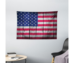 July Fourth Freedom Day Wide Tapestry