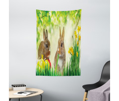 Easter Rabbits Tapestry