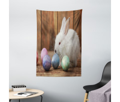 Rustic Egg Coloring Tapestry