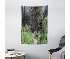 Jungle Trekking Getaway Tapestry