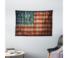 Old National Patriotic Wide Tapestry