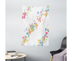 Colorful Cheery Cartoon Art Tapestry