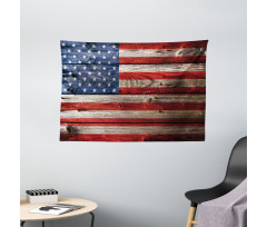 Independence Day Wall Wide Tapestry