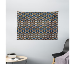 Geometrical Pattern Wide Tapestry