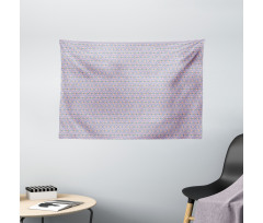 Hexagons Wide Tapestry