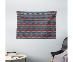 Old Motif Wide Tapestry