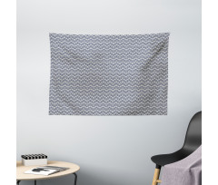 Minimal Floral Nostalgia Wide Tapestry