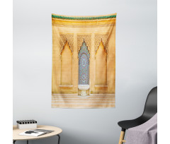 Moroccan Tile Fountain Tapestry