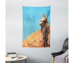 Camel Sand Dunes and Sky Tapestry