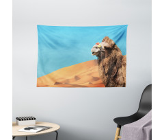 Camel Sand Dunes and Sky Wide Tapestry