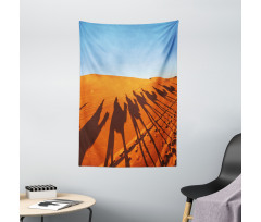 Camel Caravan Silhouette Tapestry