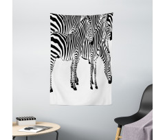 Wild Zebras Tapestry