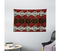 Wildlife Animal Skin Wide Tapestry