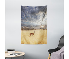 Antelope in Tranquil Nature Tapestry