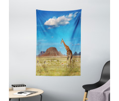 Savanna Giraffes Tapestry