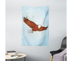 Pop Art Comic Falcon Bird Tapestry