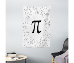 Monochromatic Simple Number Sign Tapestry