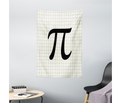 Constant Number Sign on Notebook Tapestry