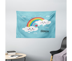 Be Rainbow Someone Saying Wide Tapestry