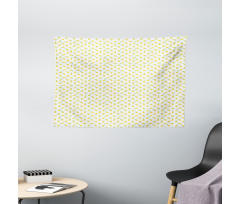 Summer Citrus Fruit Wide Tapestry