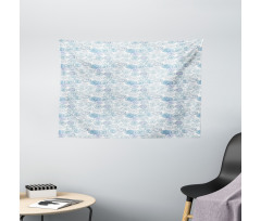 Simplistic Vortex Motif Wide Tapestry