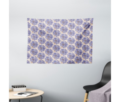 Spring Flower Bunch Wide Tapestry