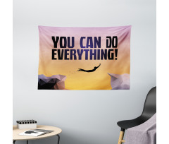 You Can Do Everything Phrase Wide Tapestry